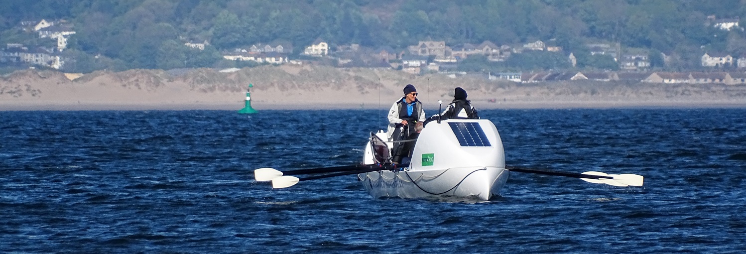 Rowing adventure across the Bristol Channel
